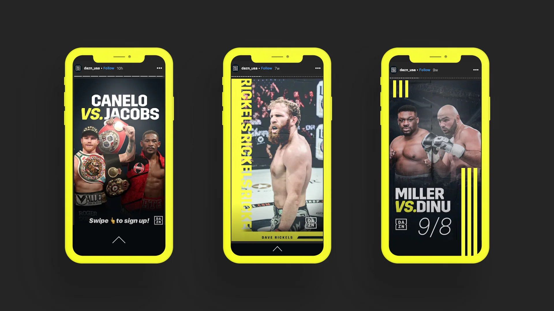 DAZN on mobile
