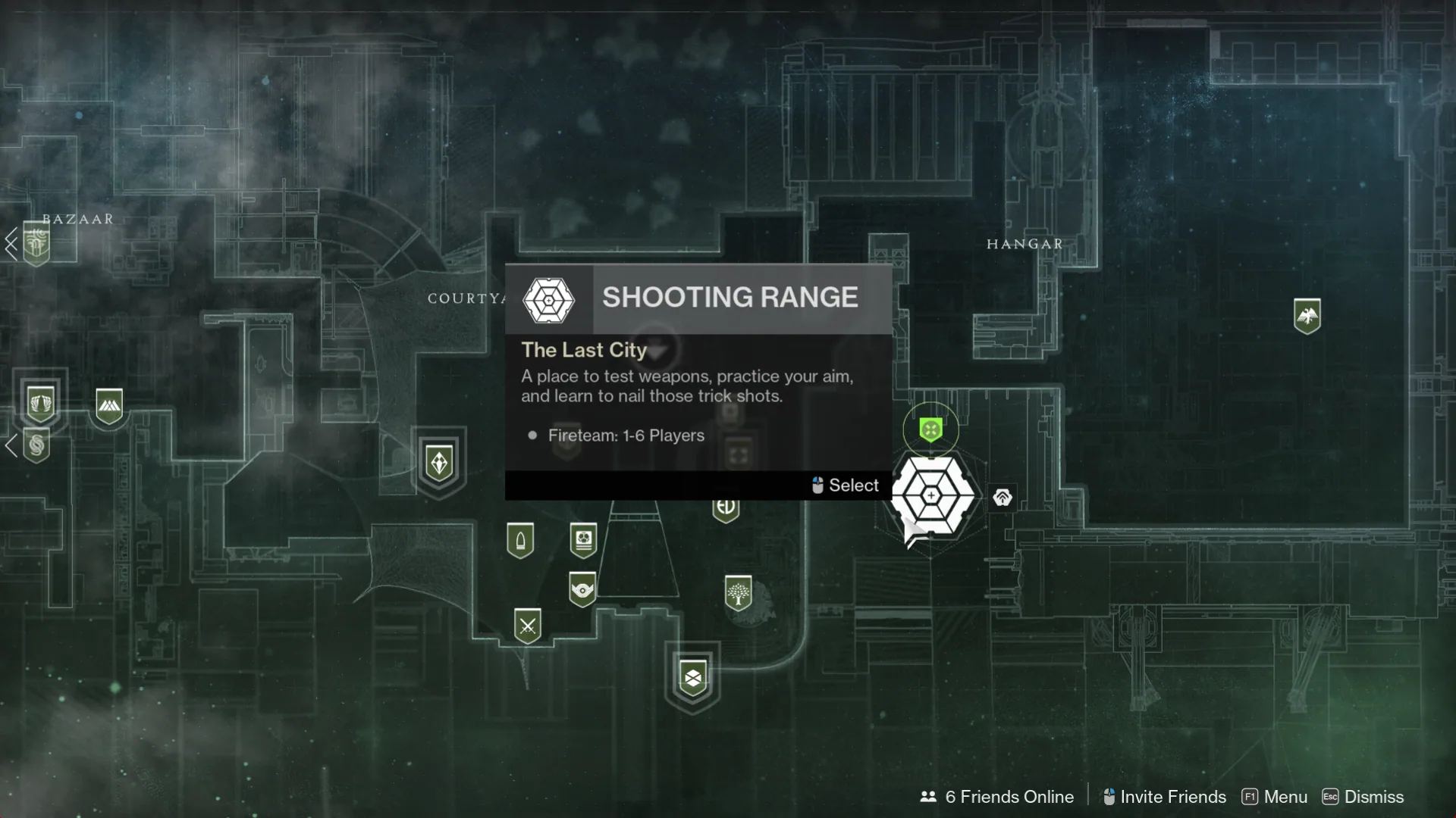 Shooting Range branding in the Tower