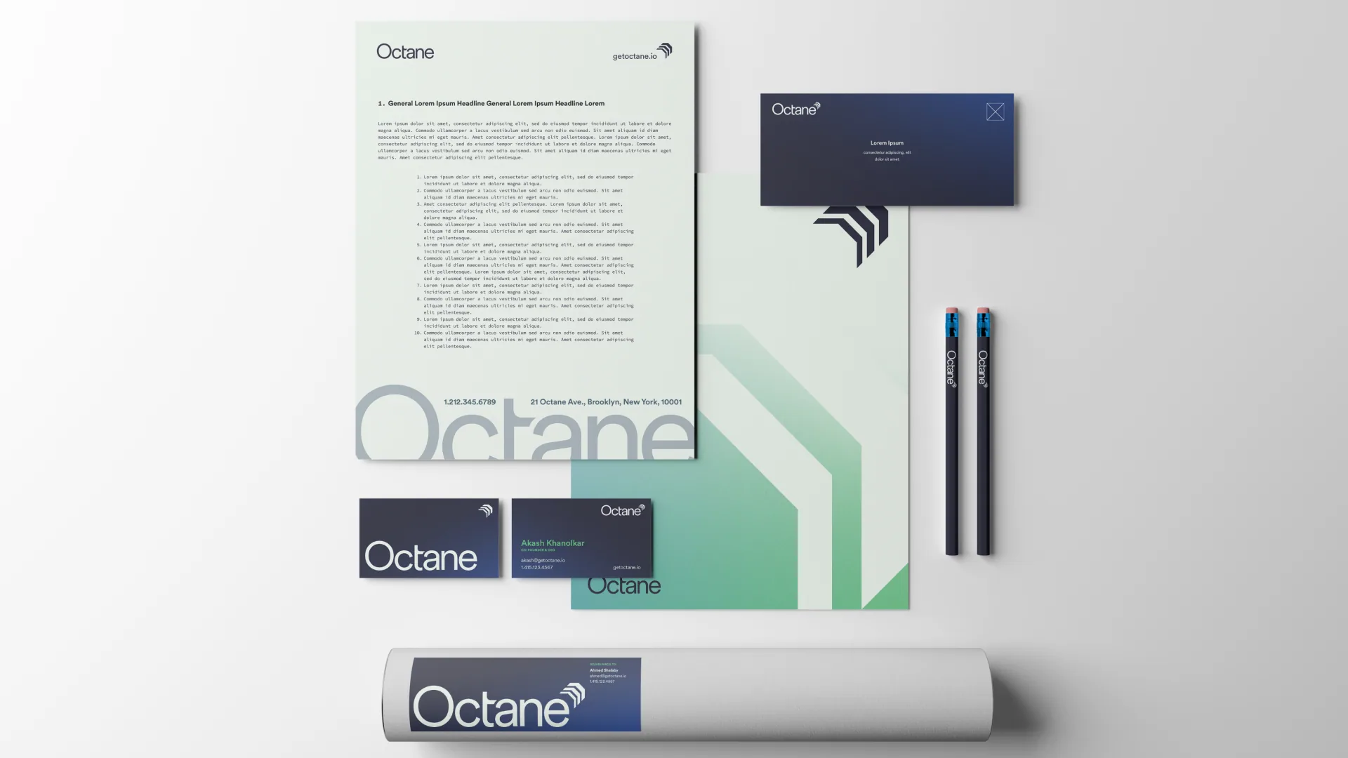 Octane stationery