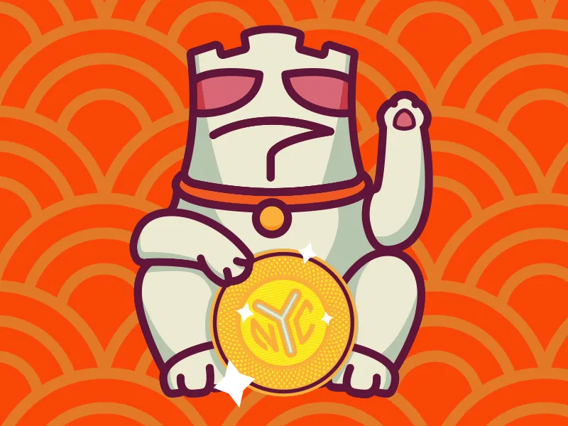 Animated lucky cat